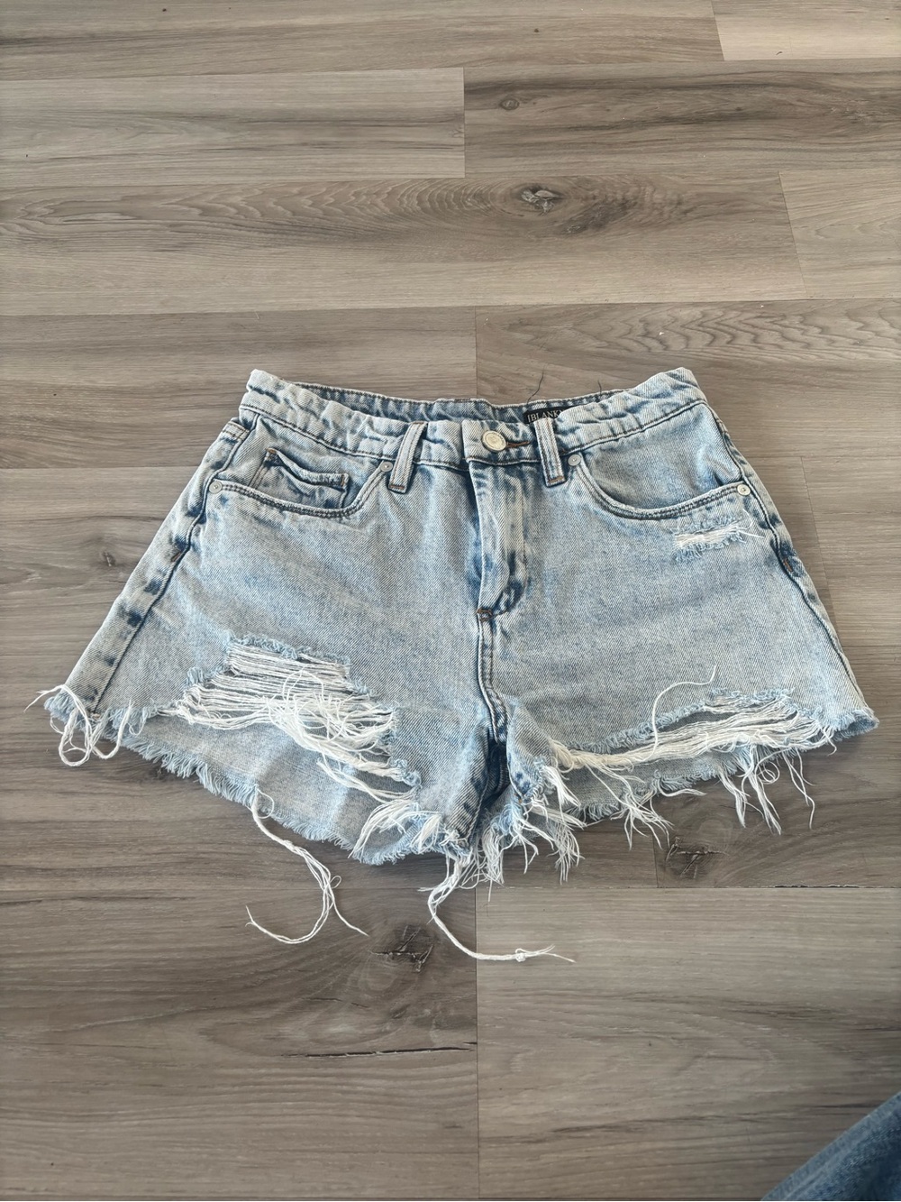 Blank NYC 26 Denim Cut Off Shorts